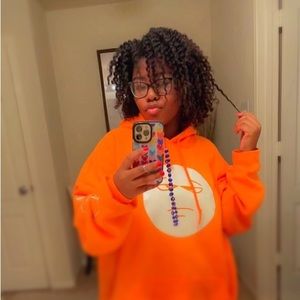 XXXL Orange BORDOM hoodie